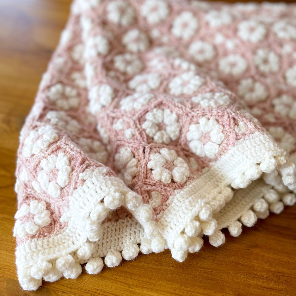 満開❀桜のサークルブランケット