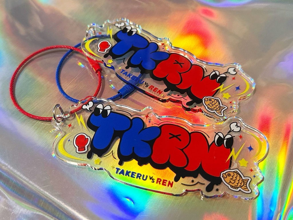 タケ漣LOGOアクリルキーホルダー