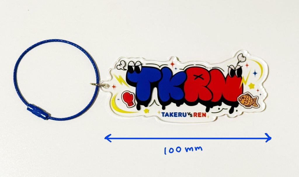 タケ漣LOGOアクリルキーホルダー