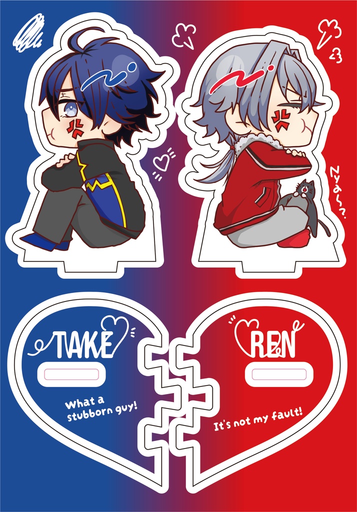 タケ漣ラブラブアクリルスタンド