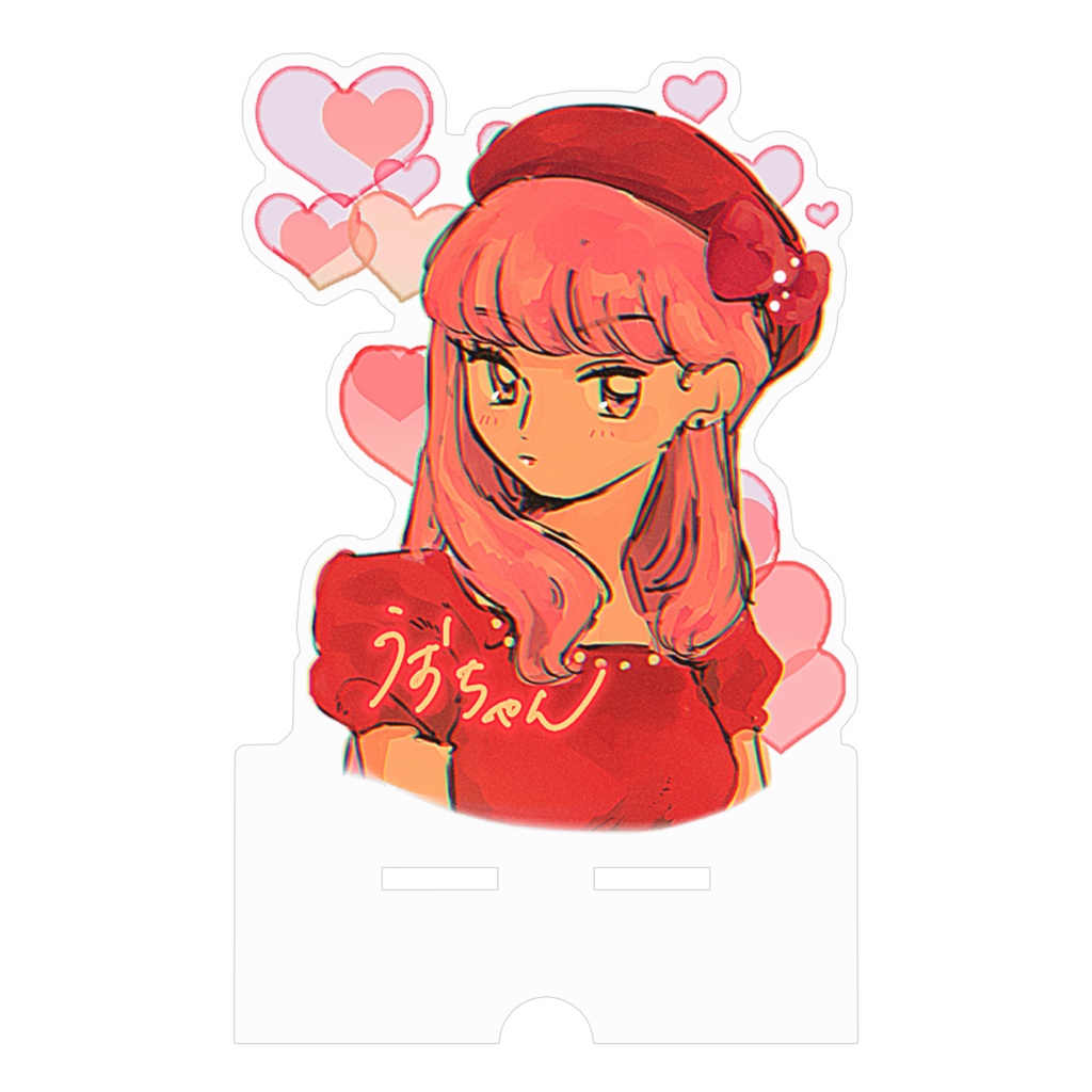 ウオをスマホで隠す