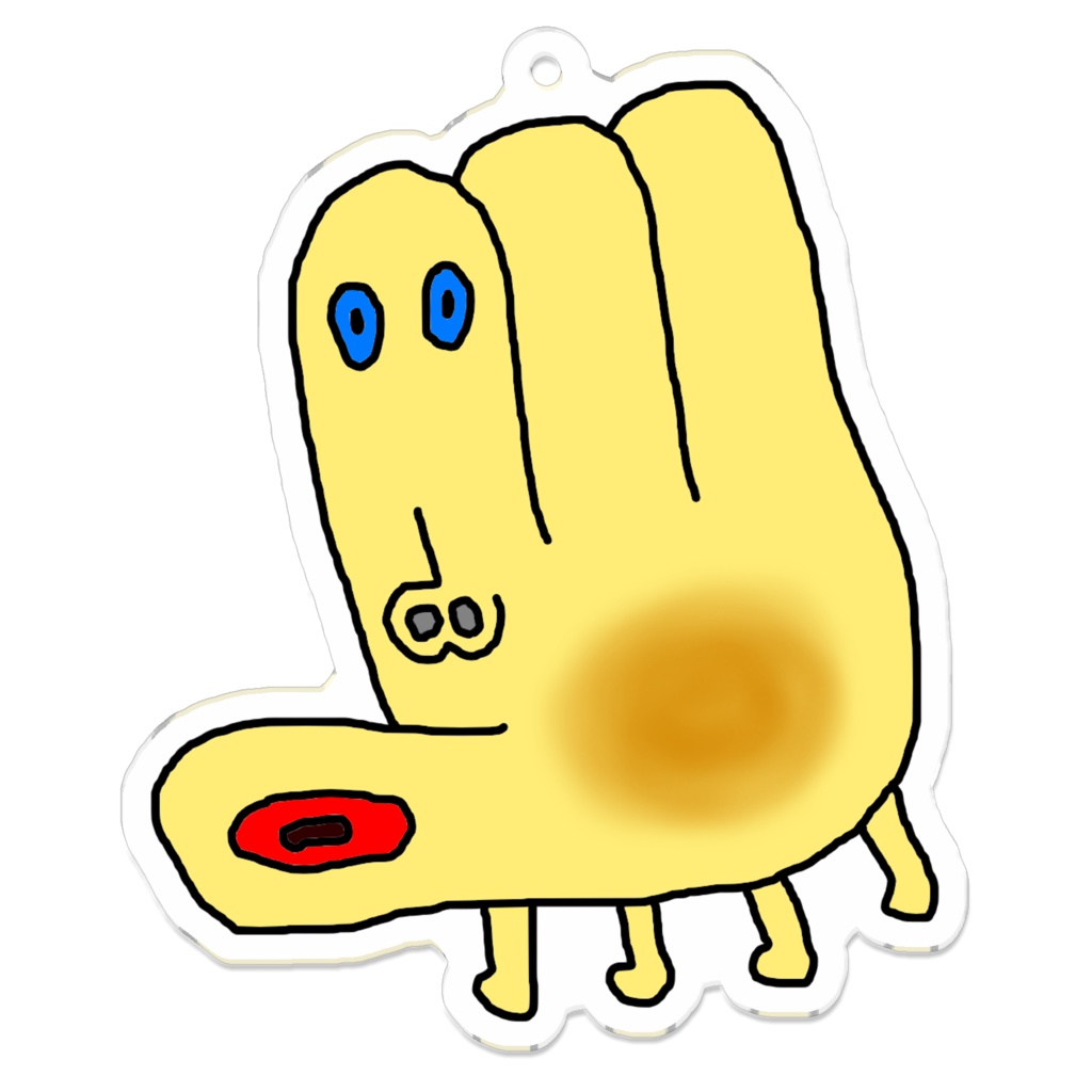 クリームパンのキーホルダー