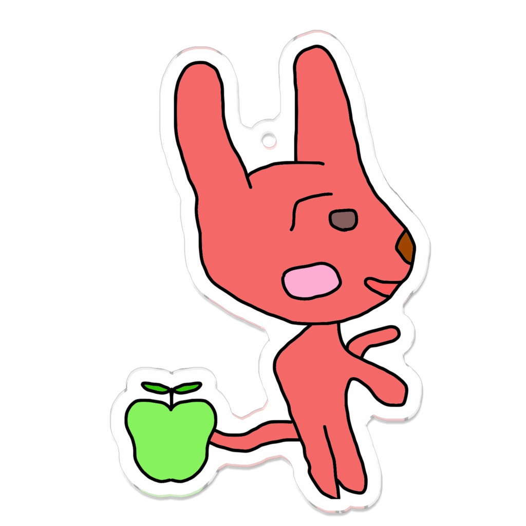 りんごちゃんのキーホルダー