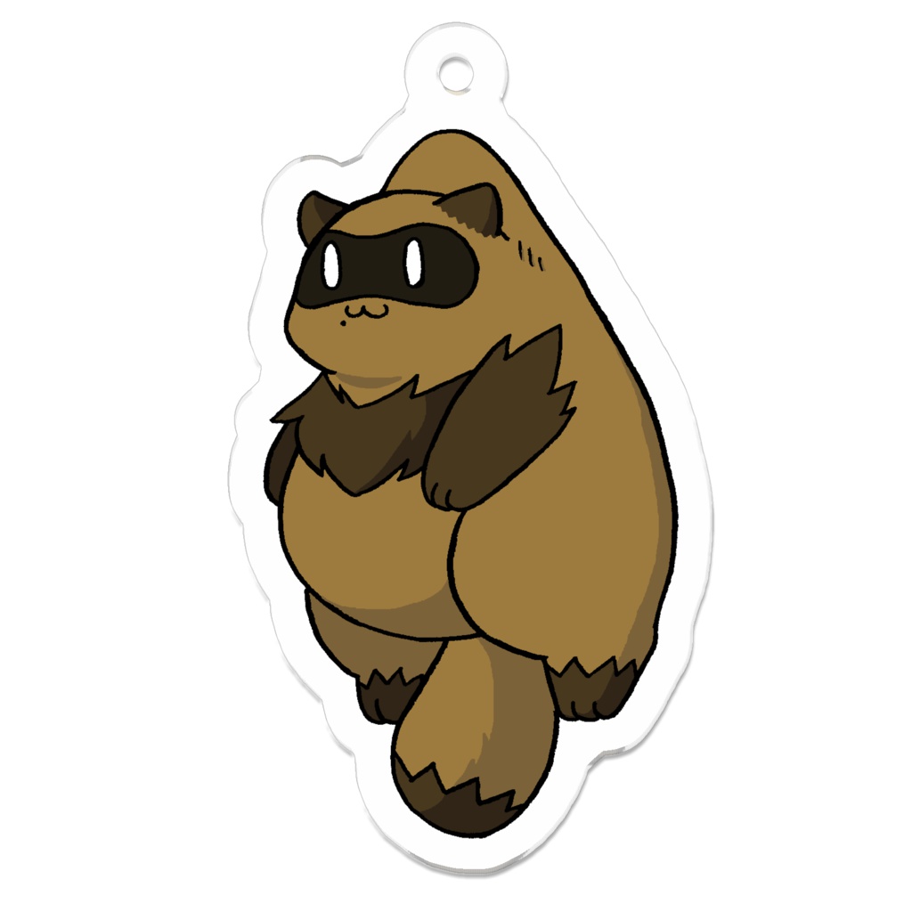 つままれたぬむしキーホルダー