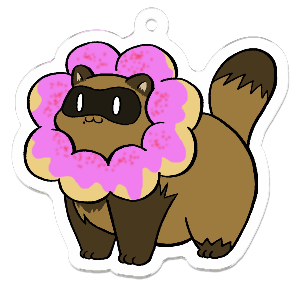 ポンデタヌキキーホルダー