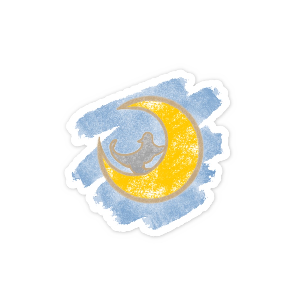 mooncatステッカー