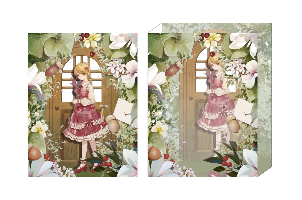 もりくぼアクリルブロック DOOR ver.