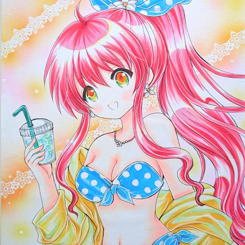 オリジナル 手描きイラスト