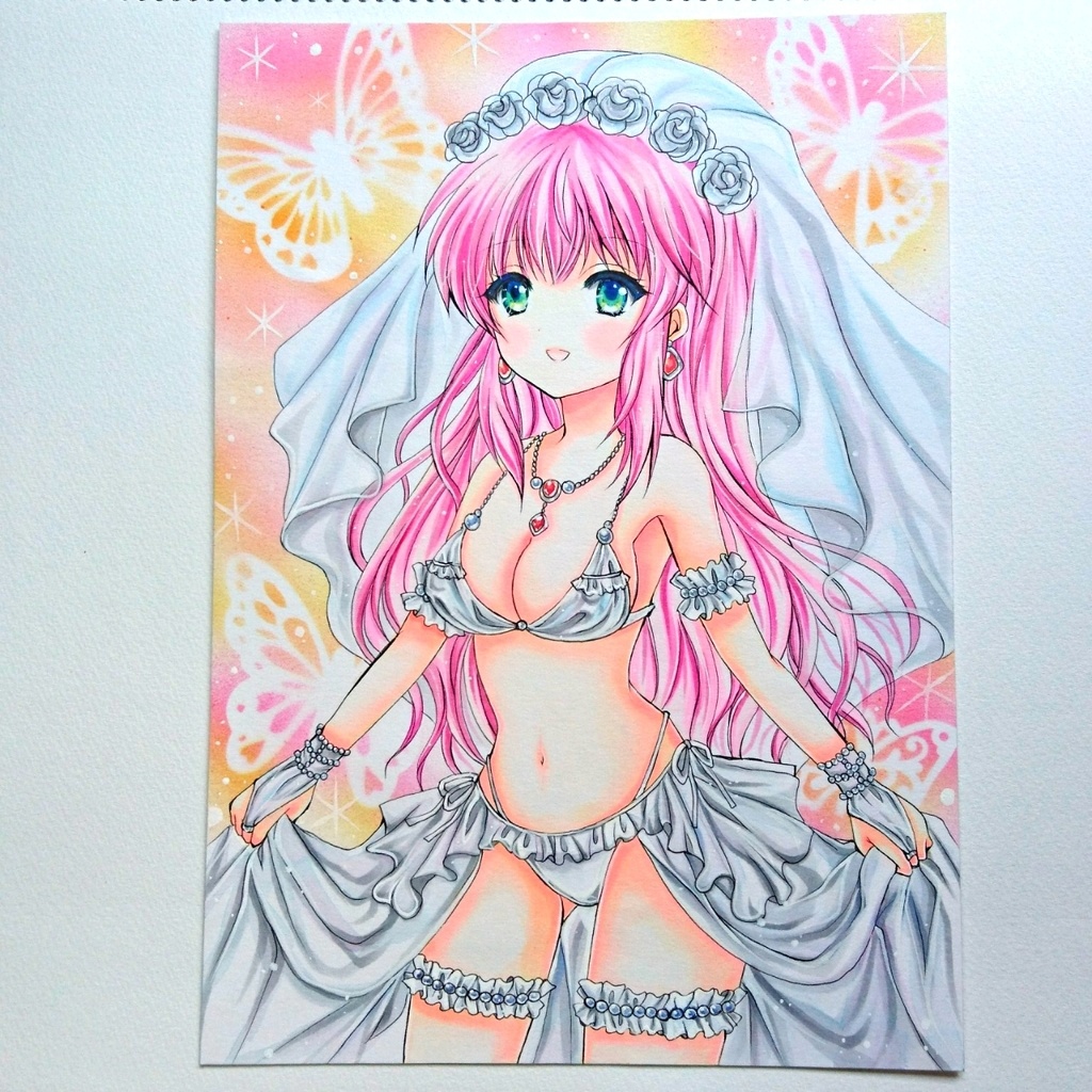 花嫁 手描きイラスト