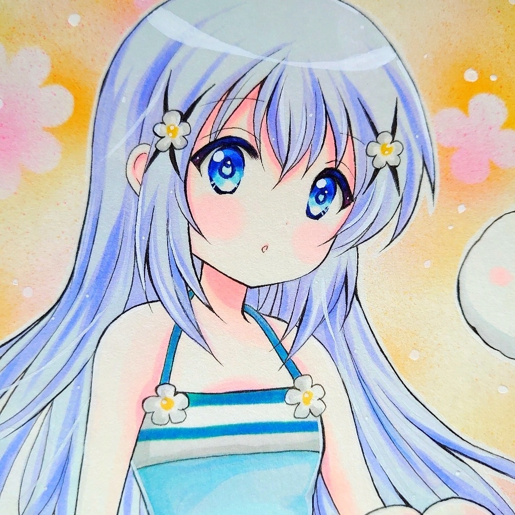 チノ　手描きイラスト