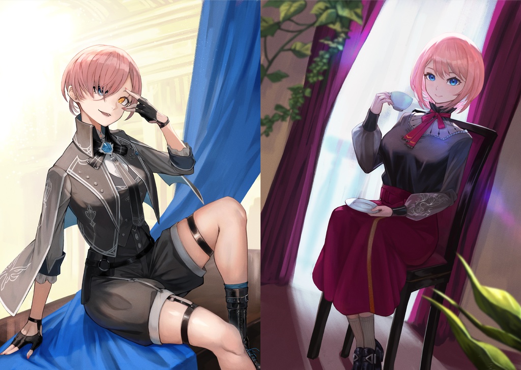 【セット販売】 鷹嶺ルイ イラスト本 「L-NOTE」+オリジナル私服ver アクリルフィギュア