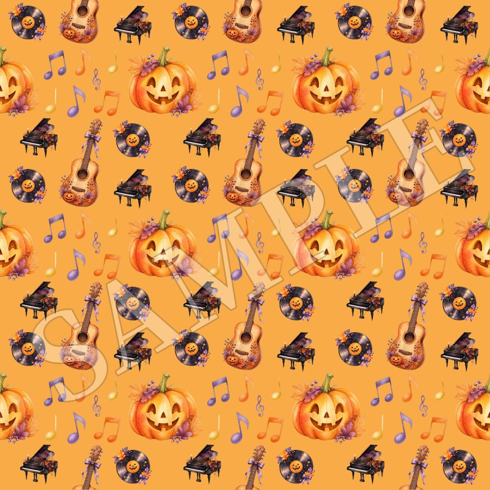 ハロウィン柄シームレスパターン 3枚セット|かわいいデジタルペーパー・PNG素材