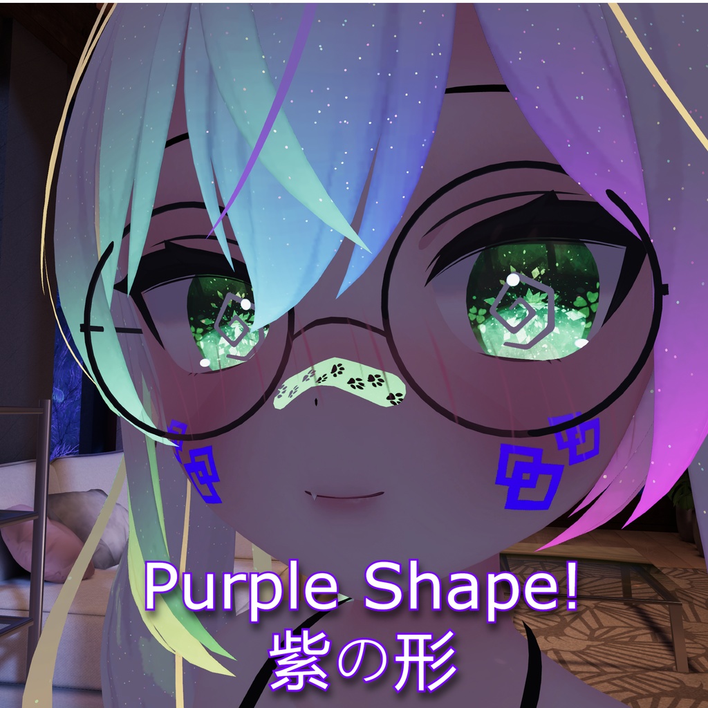 カリン Karin Simple Face Tattoos (カリン シンプルフェイスタトゥ)