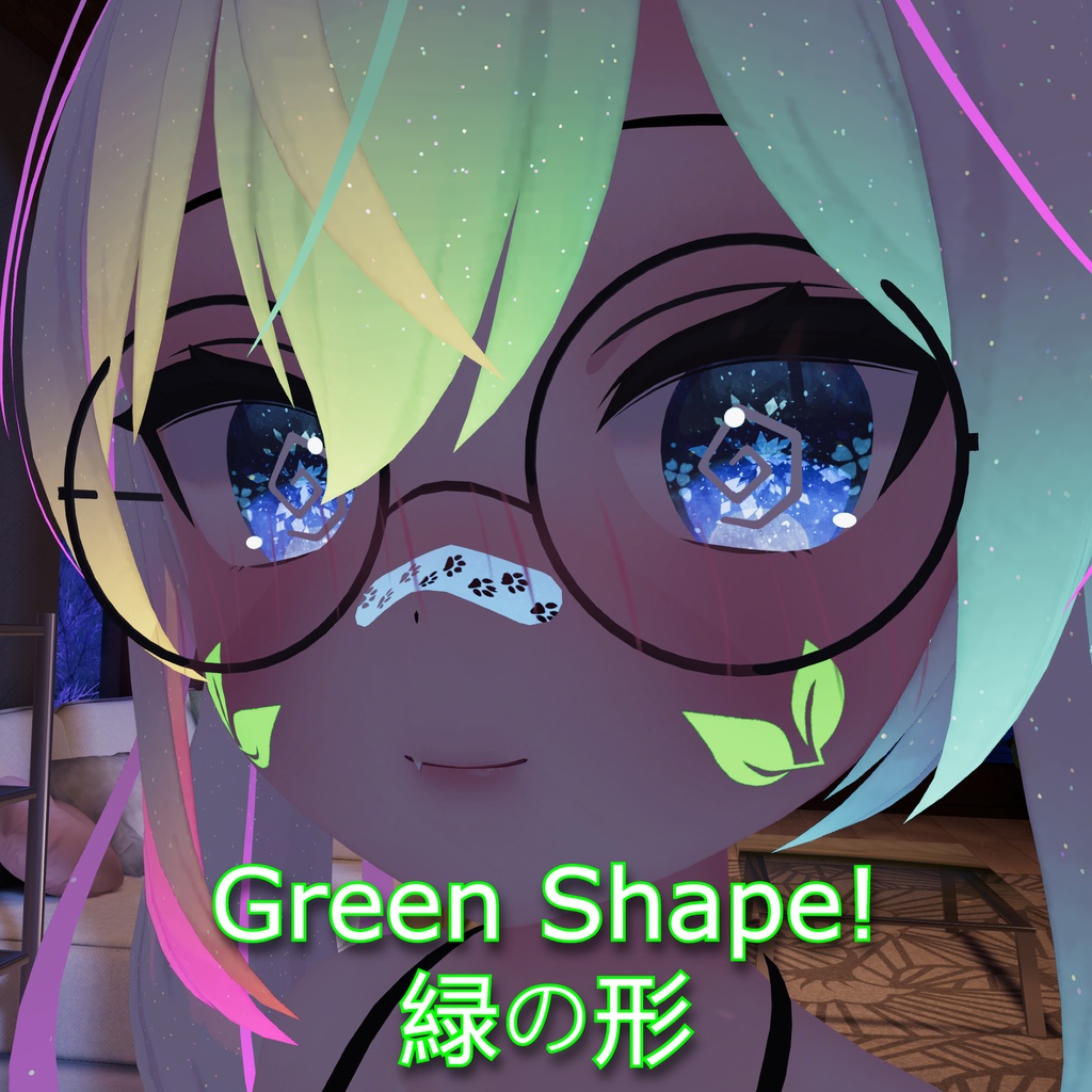 カリン Karin Simple Face Tattoos (カリン シンプルフェイスタトゥ)