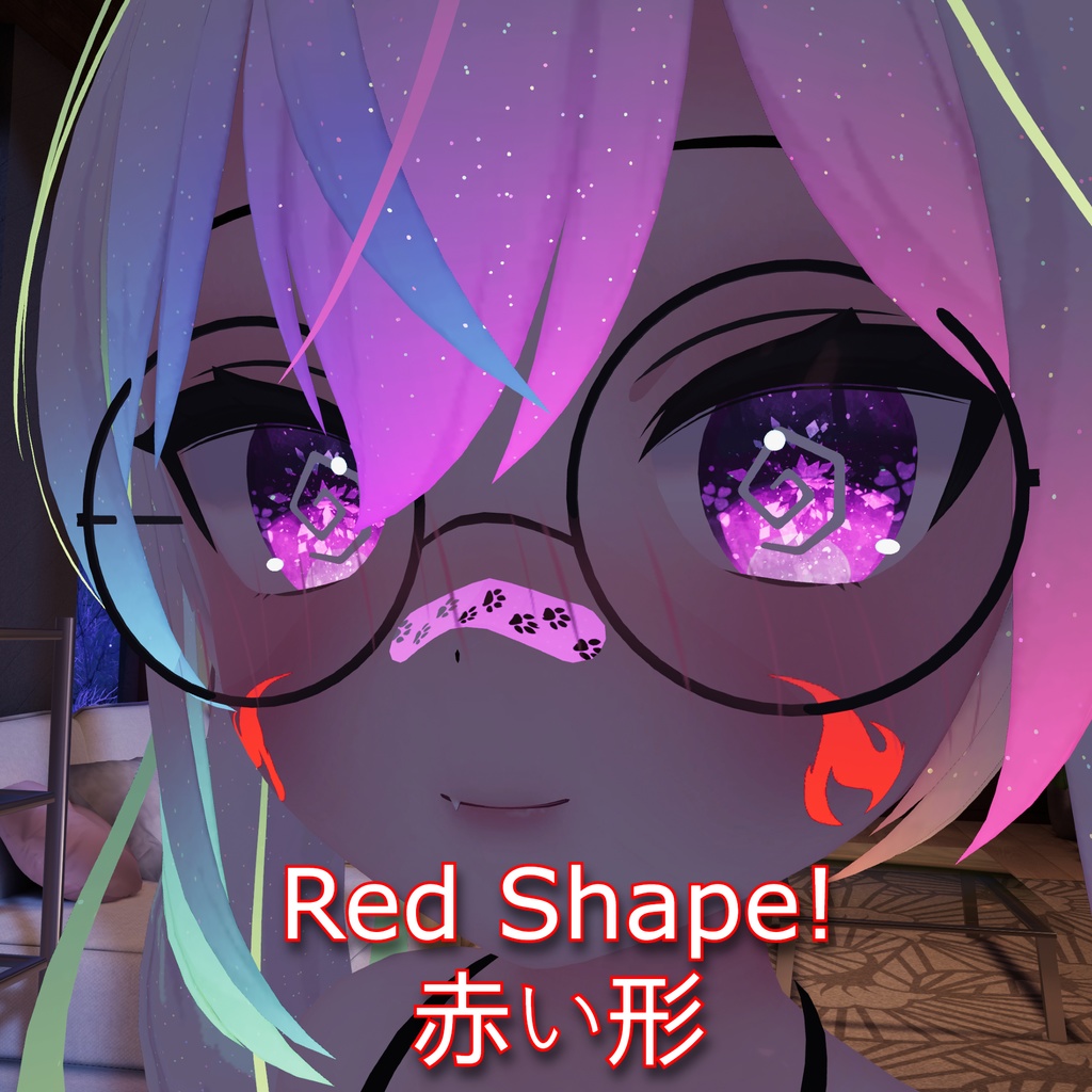 カリン Karin Simple Face Tattoos (カリン シンプルフェイスタトゥ)