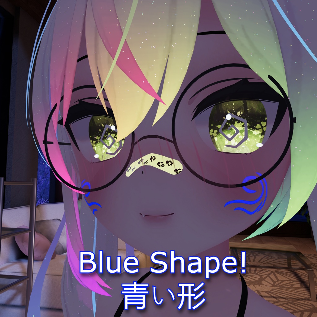 カリン Karin Simple Face Tattoos (カリン シンプルフェイスタトゥ)