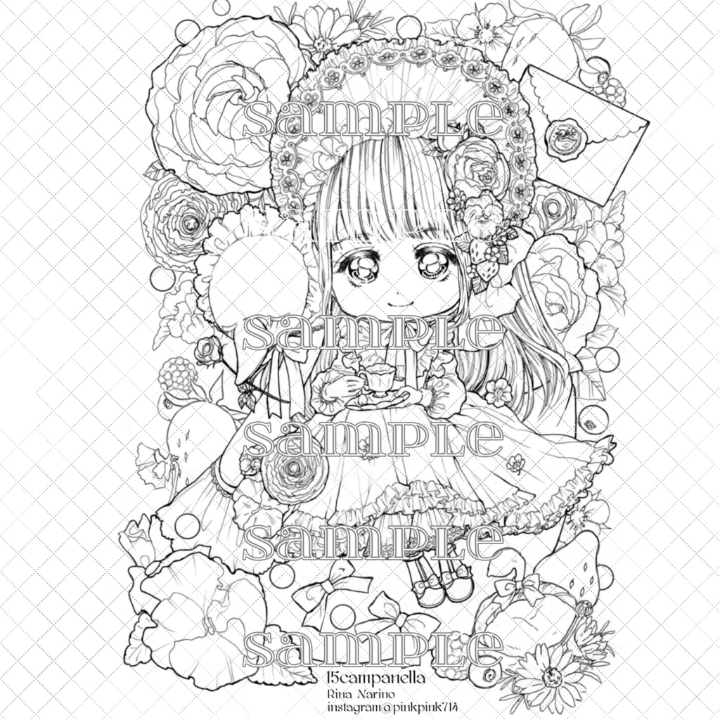 ♡ダウンロードぬりえ♡part2♡11枚入り