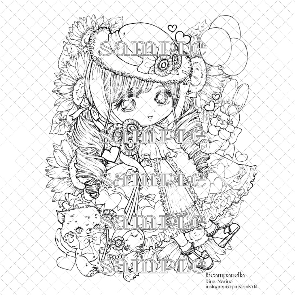 ♡ダウンロードぬりえ♡part2♡11枚入り