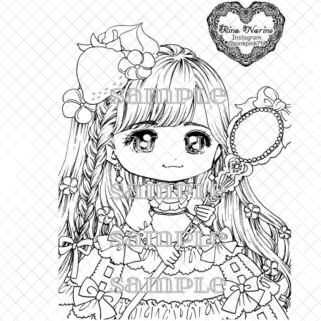 ♡ダウンロードぬりえ♡part1&2♡19枚入り♡