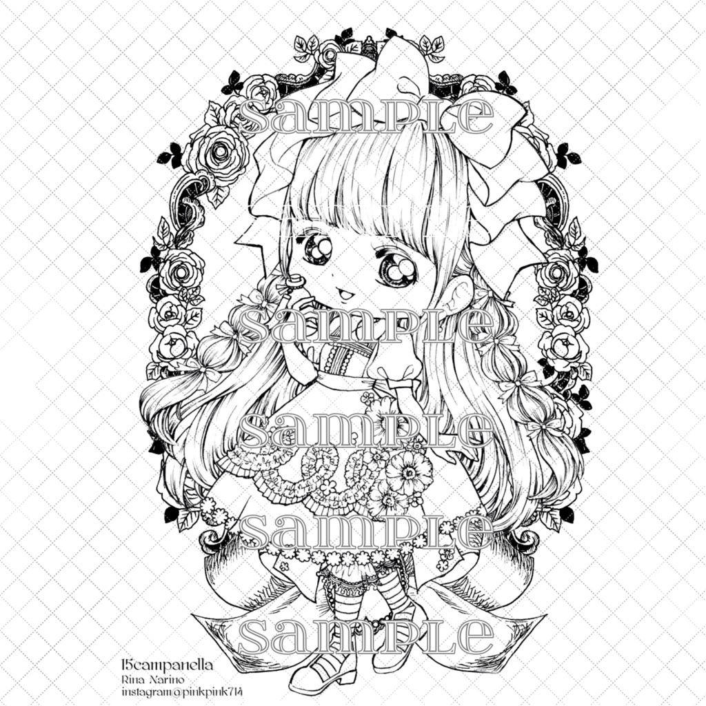 ♡ダウンロードぬりえ♡part1&2♡19枚入り♡