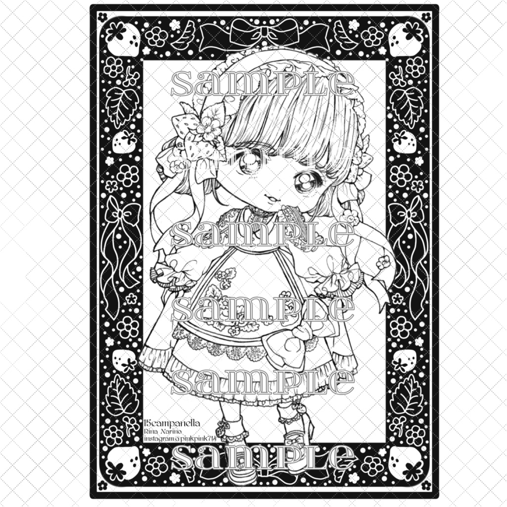 ♡ダウンロードぬりえ♡part1&2♡19枚入り♡