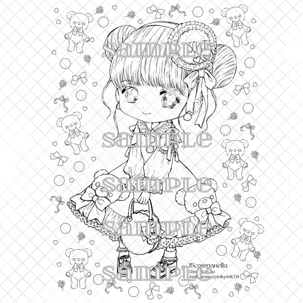 ♡ダウンロードぬりえ♡part1&2♡19枚入り♡