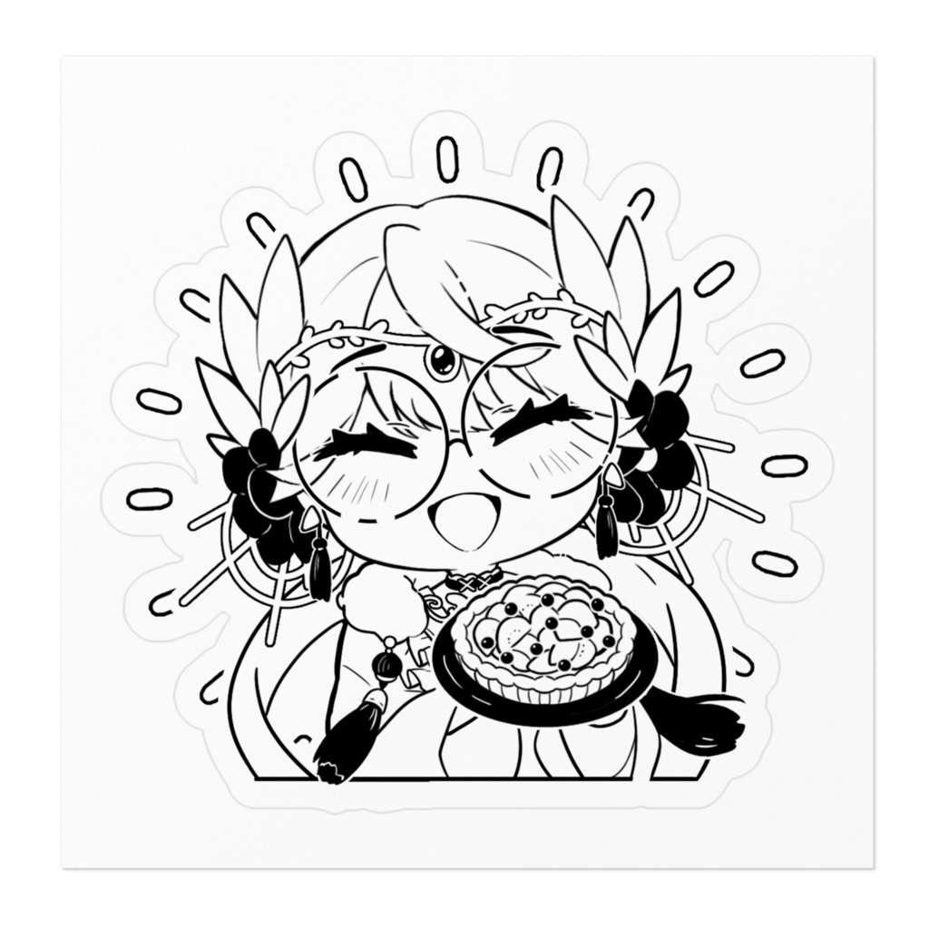 2025誕生日記念 タルトステッカー