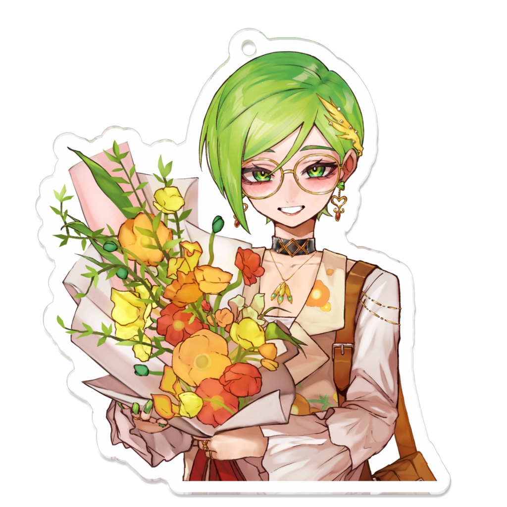 6周年記念イラストアクキー