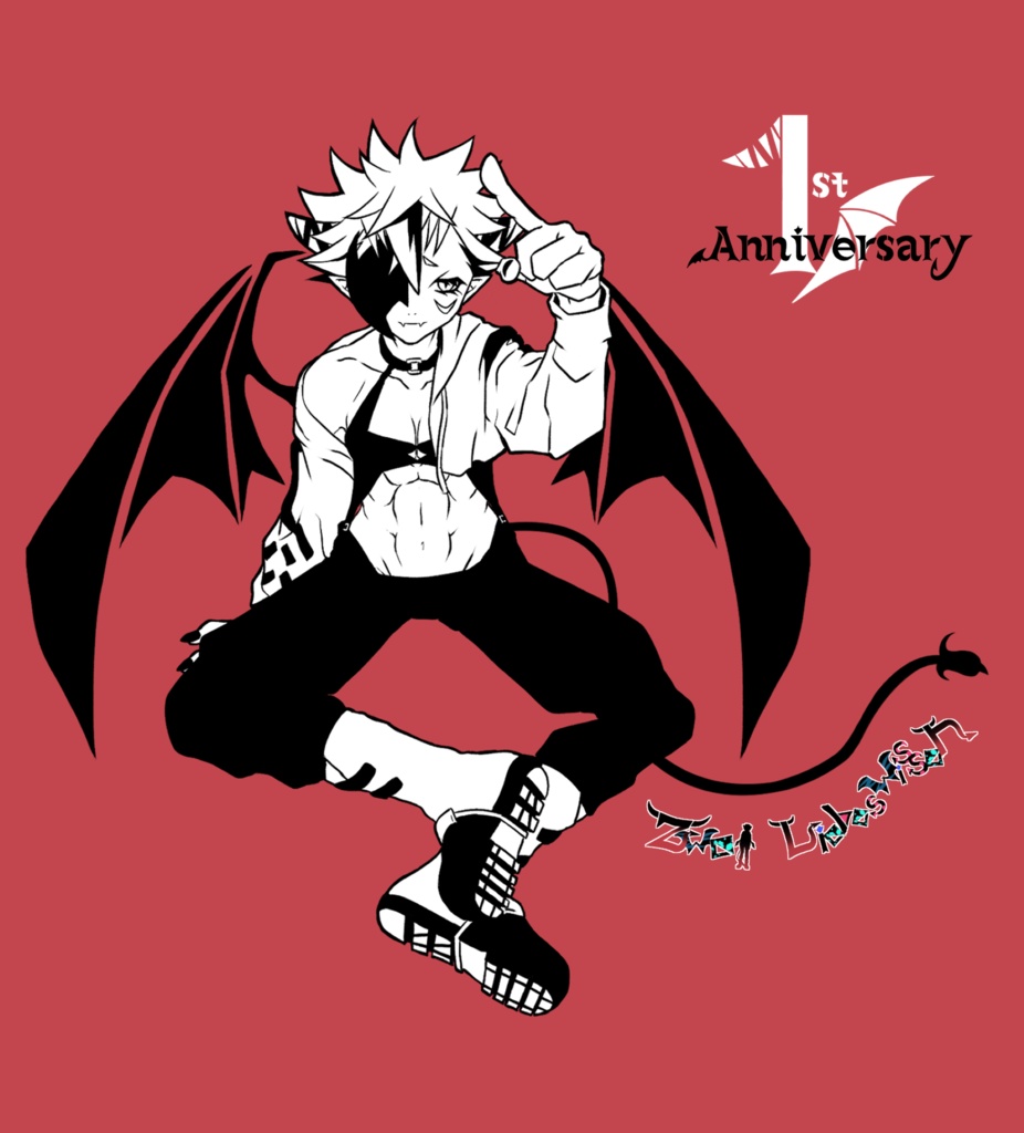 ツヴァイ・リーベスヴィッセン配信一周年記念Tシャツ2