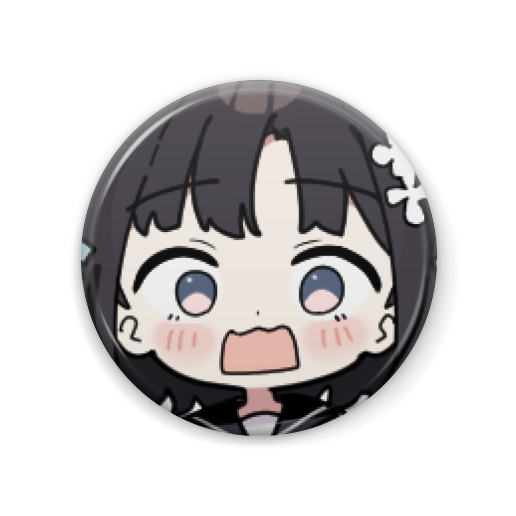 『わぁ！』のちかちゃん缶バッジ