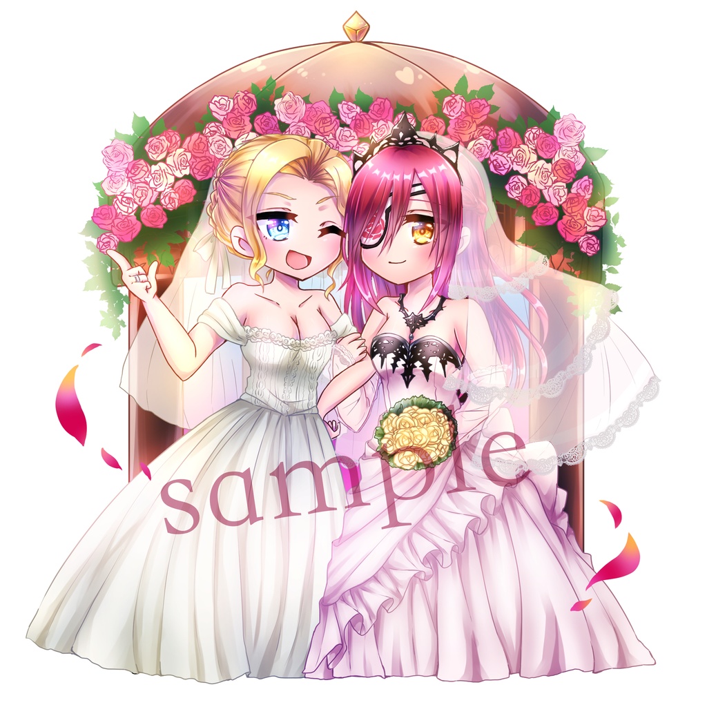 花嫁メアエレアクリルキーホルダー