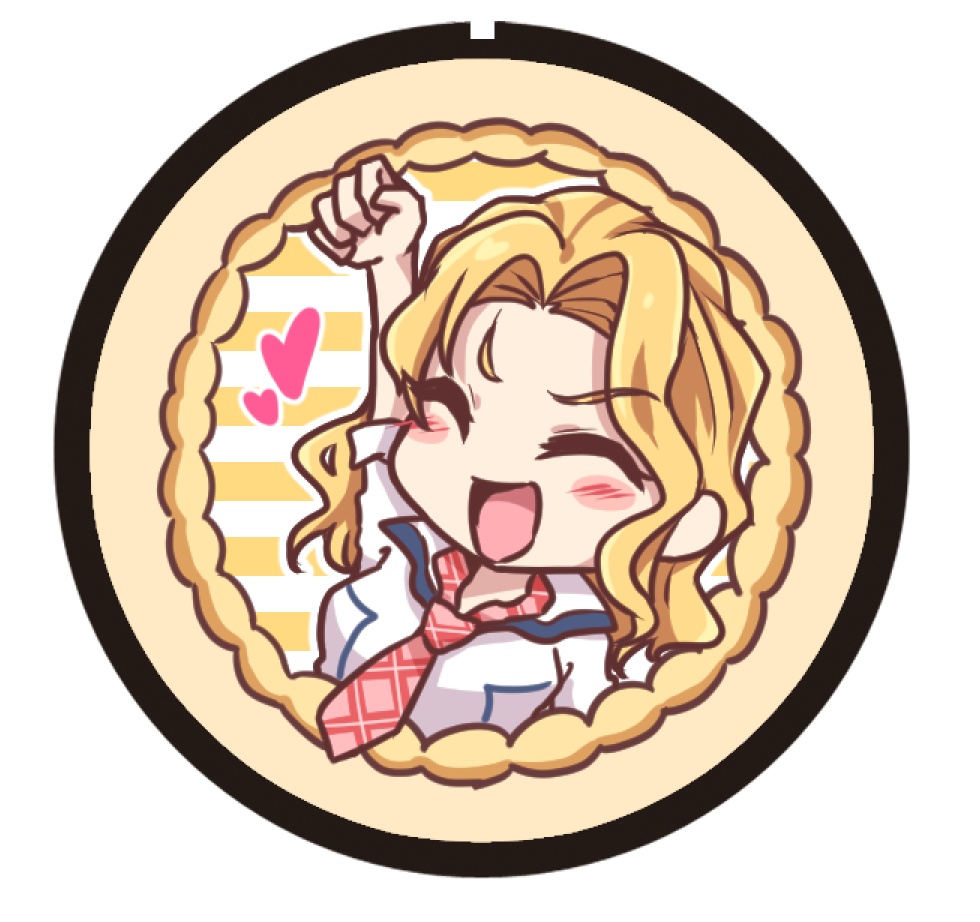 缶バッチストラップ/メアリー