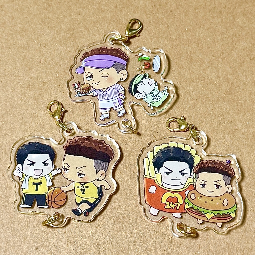 三リョ連結アクリルキーホルダー(ランダム)