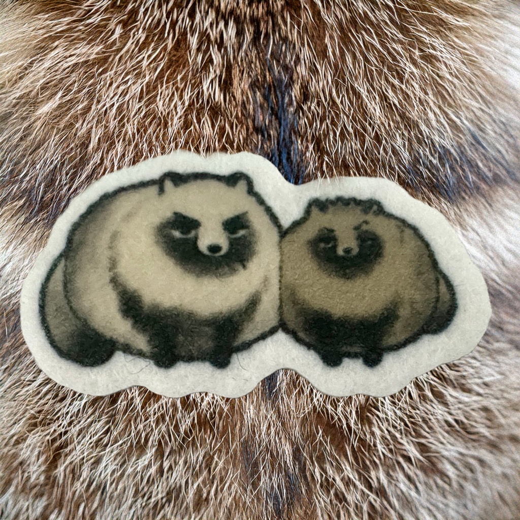 たぬ三リョフェルトステッカー