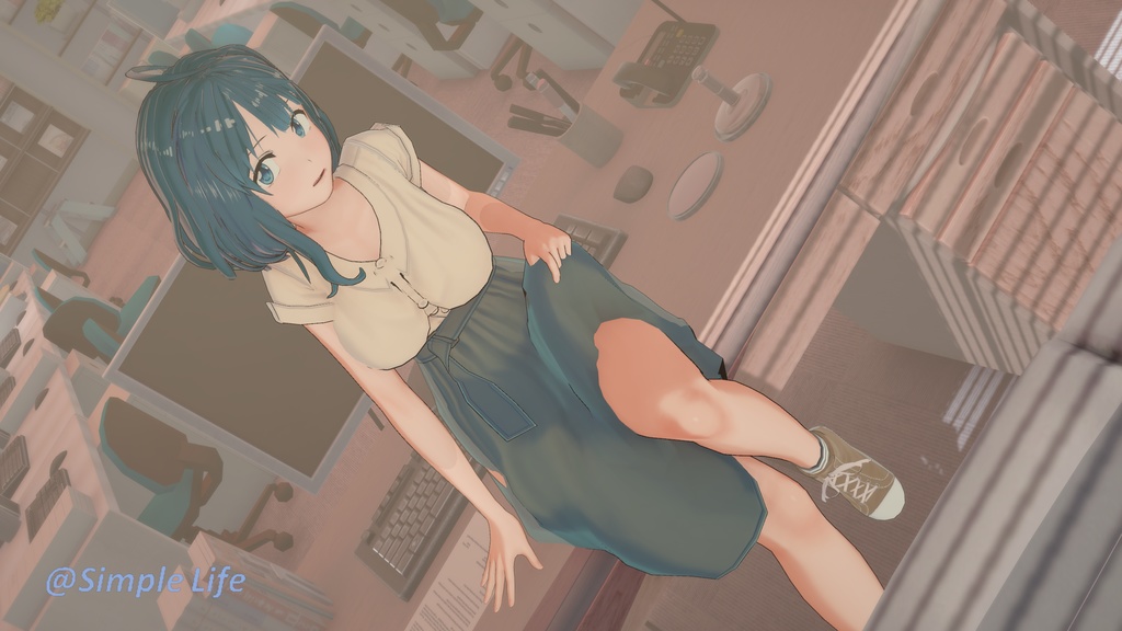 【コイカツ / Koikatsu】Character Card キャラクターカード---八奈見 杏菜 (Yanami Anna)