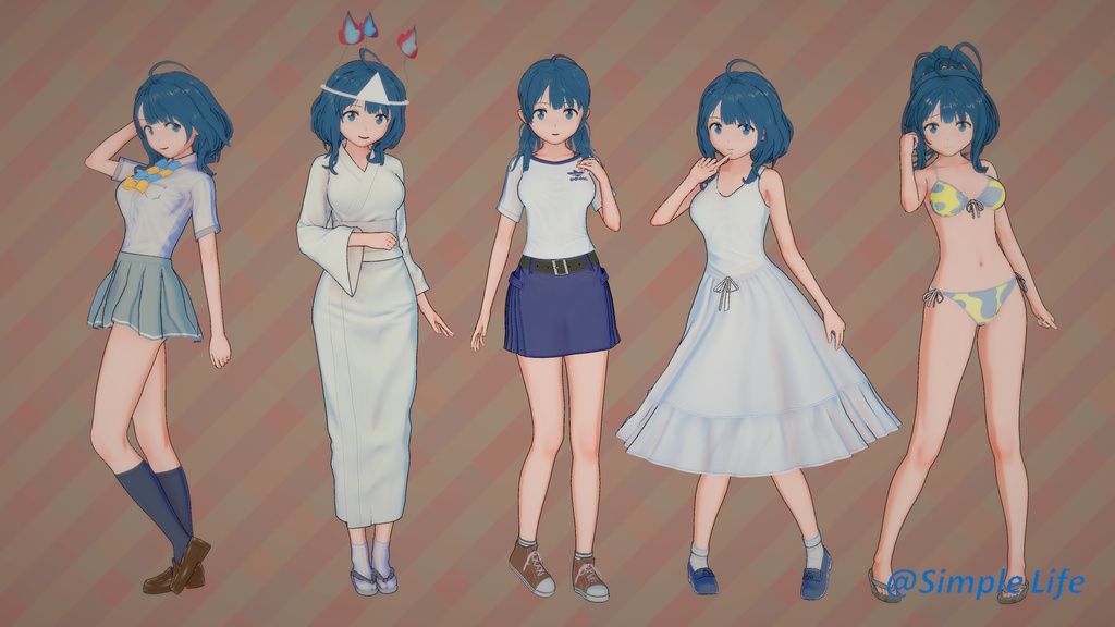 【Updated 2026.07.01 / 更新版】【コイカツ / Koikatsu】Character Card キャラクターカード---八奈見 杏菜 (Yanami Anna)