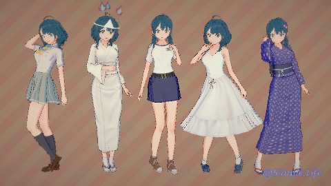 【Updated 2026.09.01 / 更新版】【コイカツ / Koikatsu】Character Card キャラクターカード---八奈見 杏菜 (Yanami Anna)