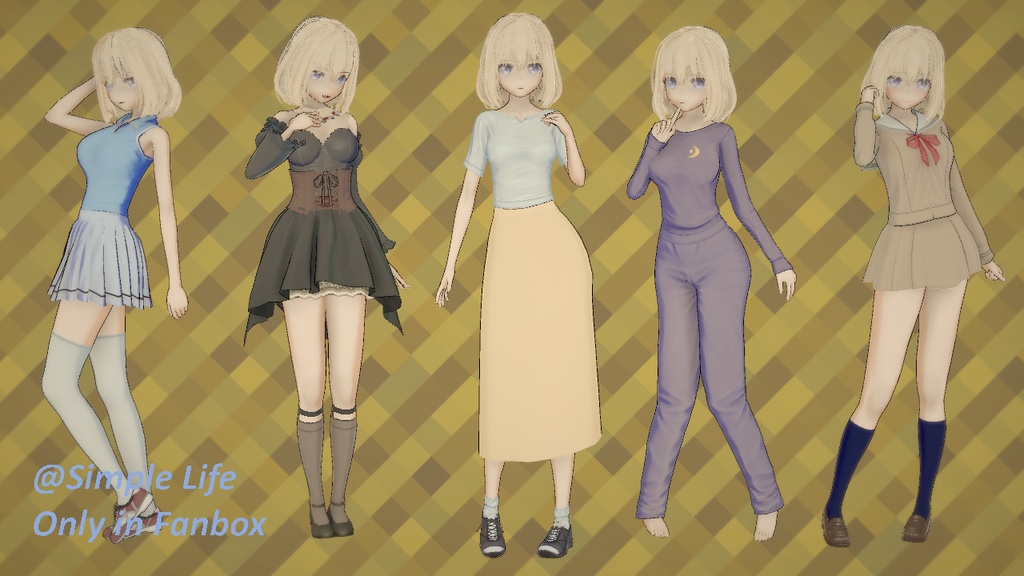 【コイカツ / Koikatsu】Character Card キャラクターカード---三角初華 (Uika Misumi)
