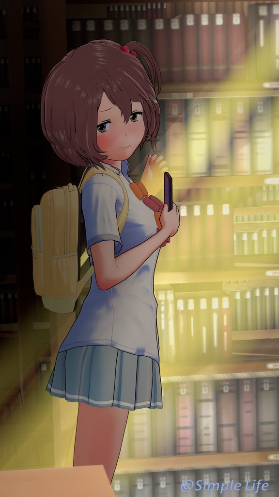 【コイカツ / Koikatsu】Character Card キャラクターカード---小鞠 知花(Komari Chikara)