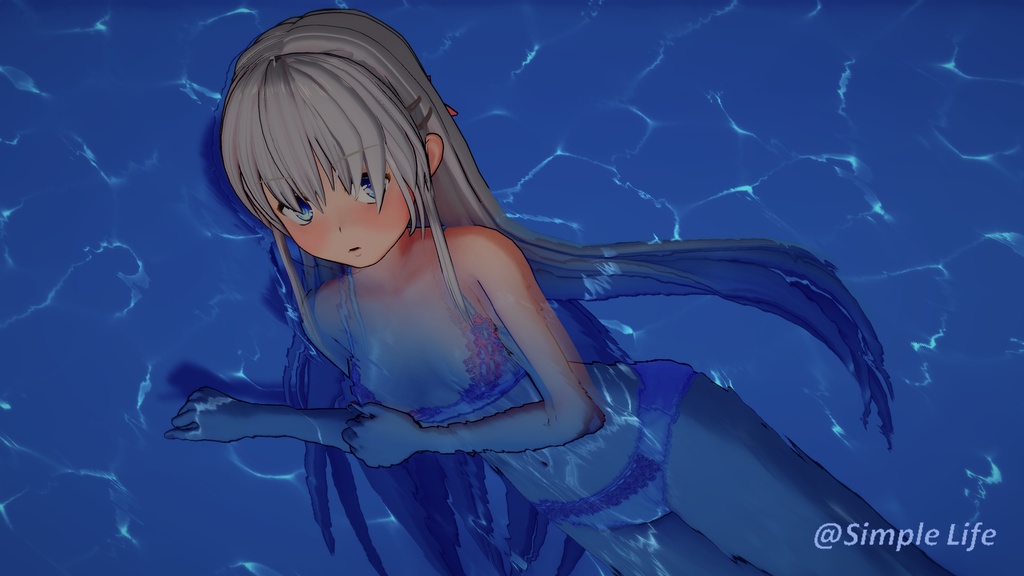 【コイカツ / Koikatsu】Character Card キャラクターカード---サマポケ---鳴瀬 しろは (Naruse Shiroha)