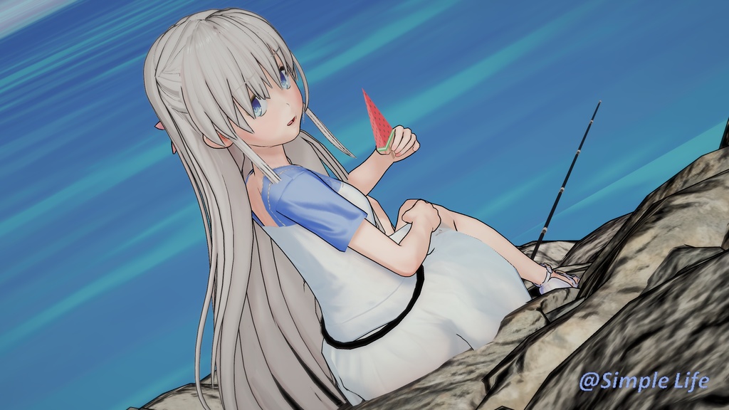 【コイカツ / Koikatsu】Character Card キャラクターカード---サマポケ---鳴瀬 しろは （Naruse Shiroha）