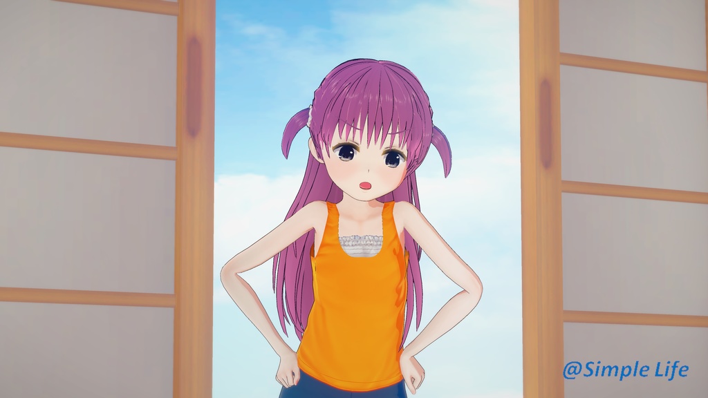 【コイカツ / Koikatsu】Character Card キャラクターカード---サマポケ---加藤 うみ (Katou Umi)