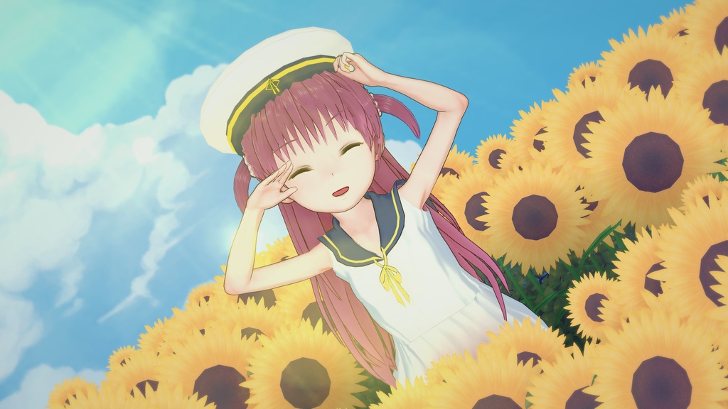 【コイカツ / Koikatsu】Character Card キャラクターカード---サマポケ---加藤 うみ (Katou Umi)