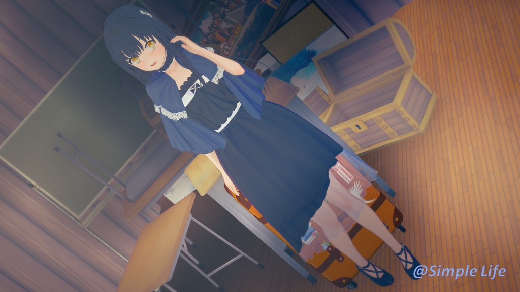 【コイカツ / Koikatsu】Character Card キャラクターカード---サマポケ---久島 鴎 (Kushima Kamome)