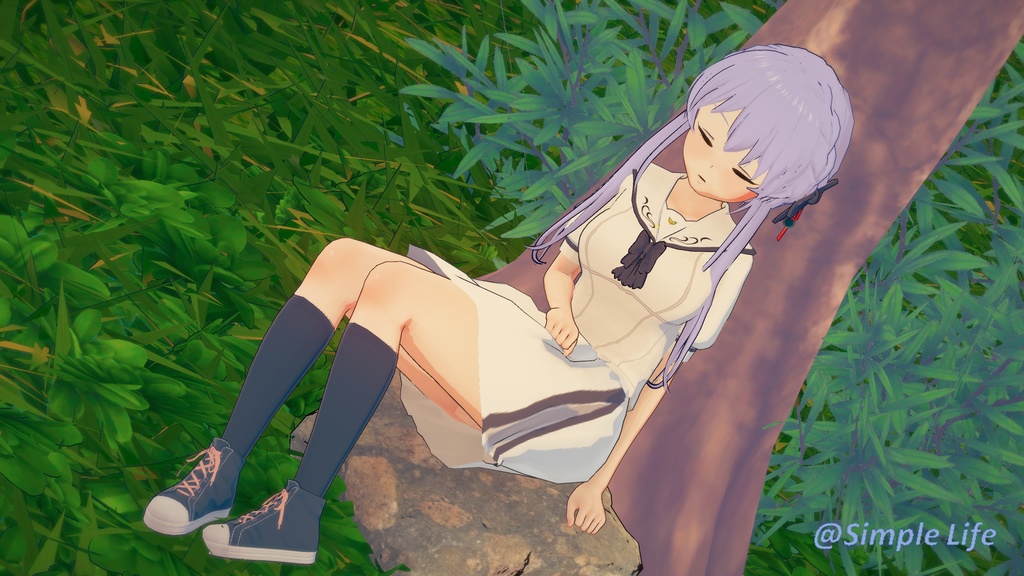 【コイカツ / Koikatsu】Character Card キャラクターカード---サマポケ---空門 蒼 (Sorakado Ao)