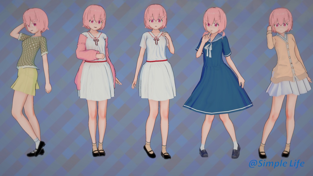 【コイカツ / Koikatsu】Character Card キャラクターカード---FX戦士くるみちゃん---福賀くるみ (Kurumi Fukuga)