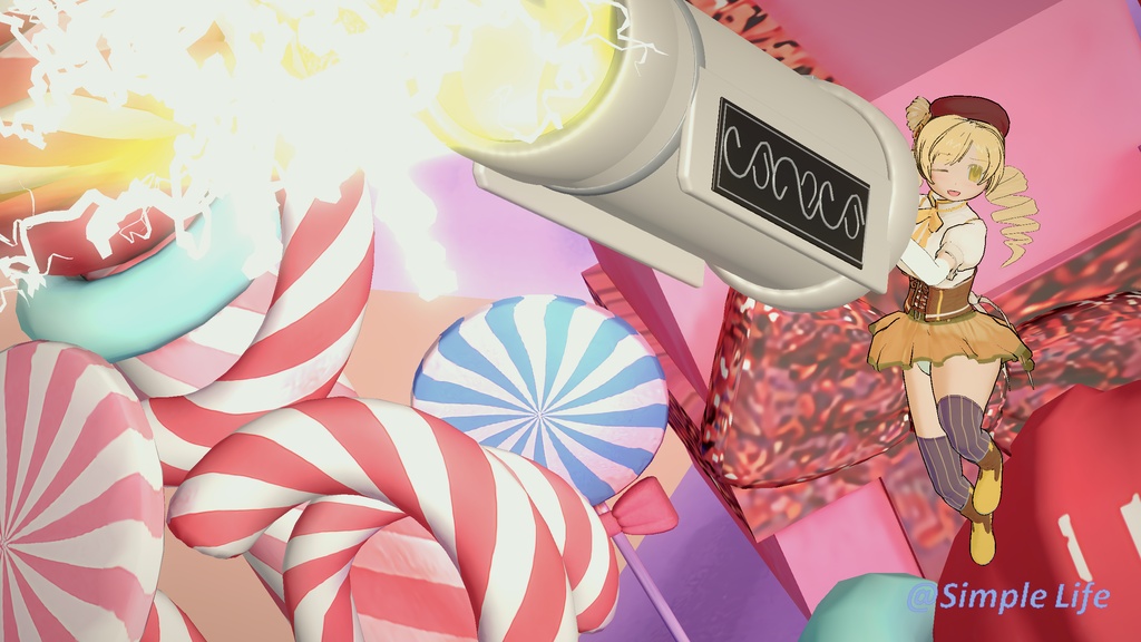 【Koikatsu / コイカツ】Mami Tomoe Weapon MODs 3種 / 巴マミ武器MOD 3 Types(zipmod)+ Chika Ver. 2 Scenes / 全2シーン
