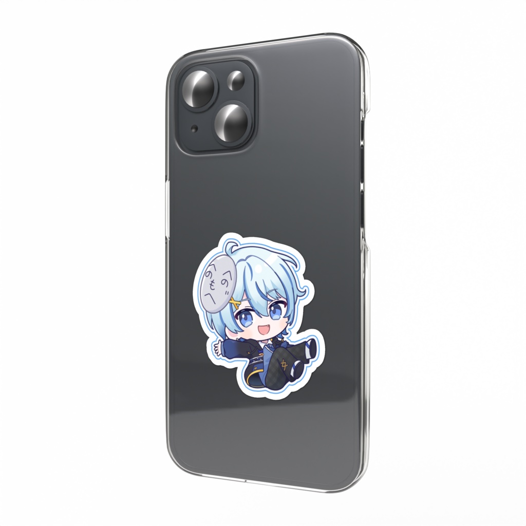ちびキャラスマホステッカー
