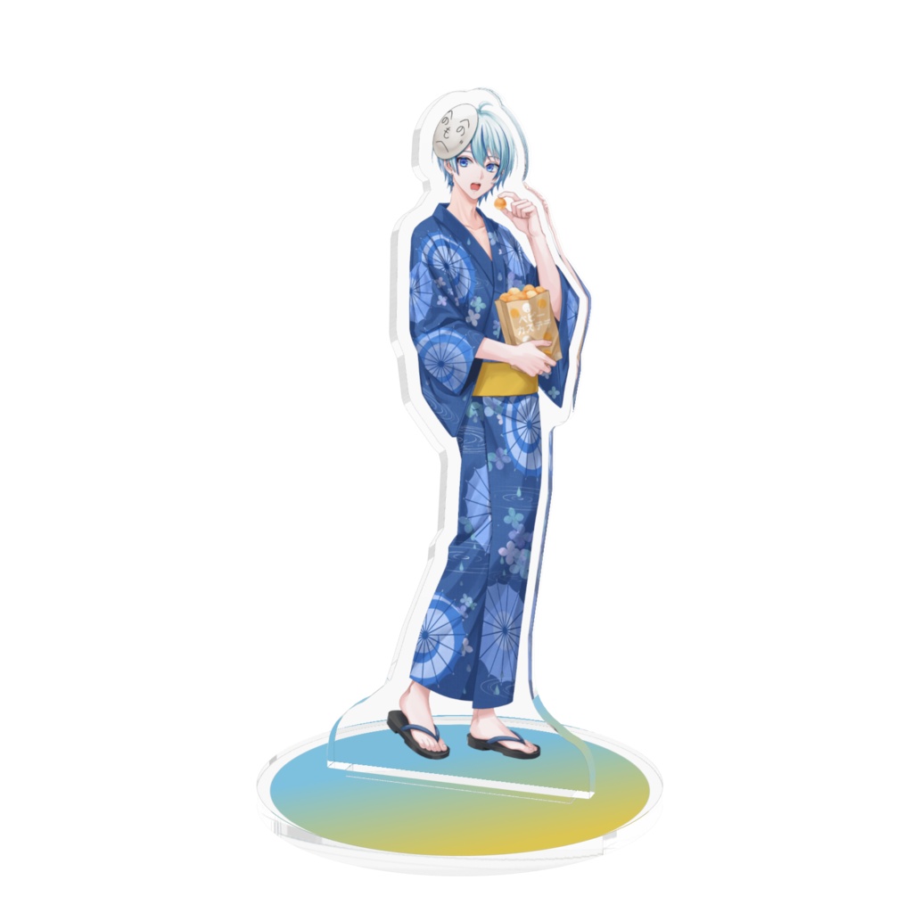 あまタクシー 浴衣アクリルスタンド(微笑み/あーん)