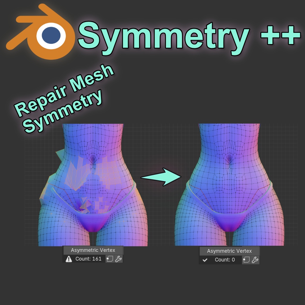 Symmetry ++ Blender Add-on (Ver. 0.2.1)